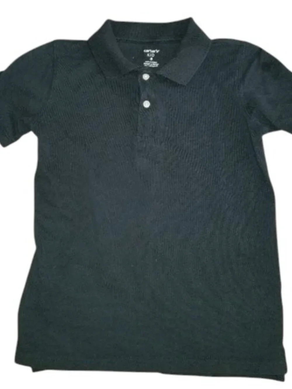 CARTER’S Black Short Sleeved Polo Boys Size 8